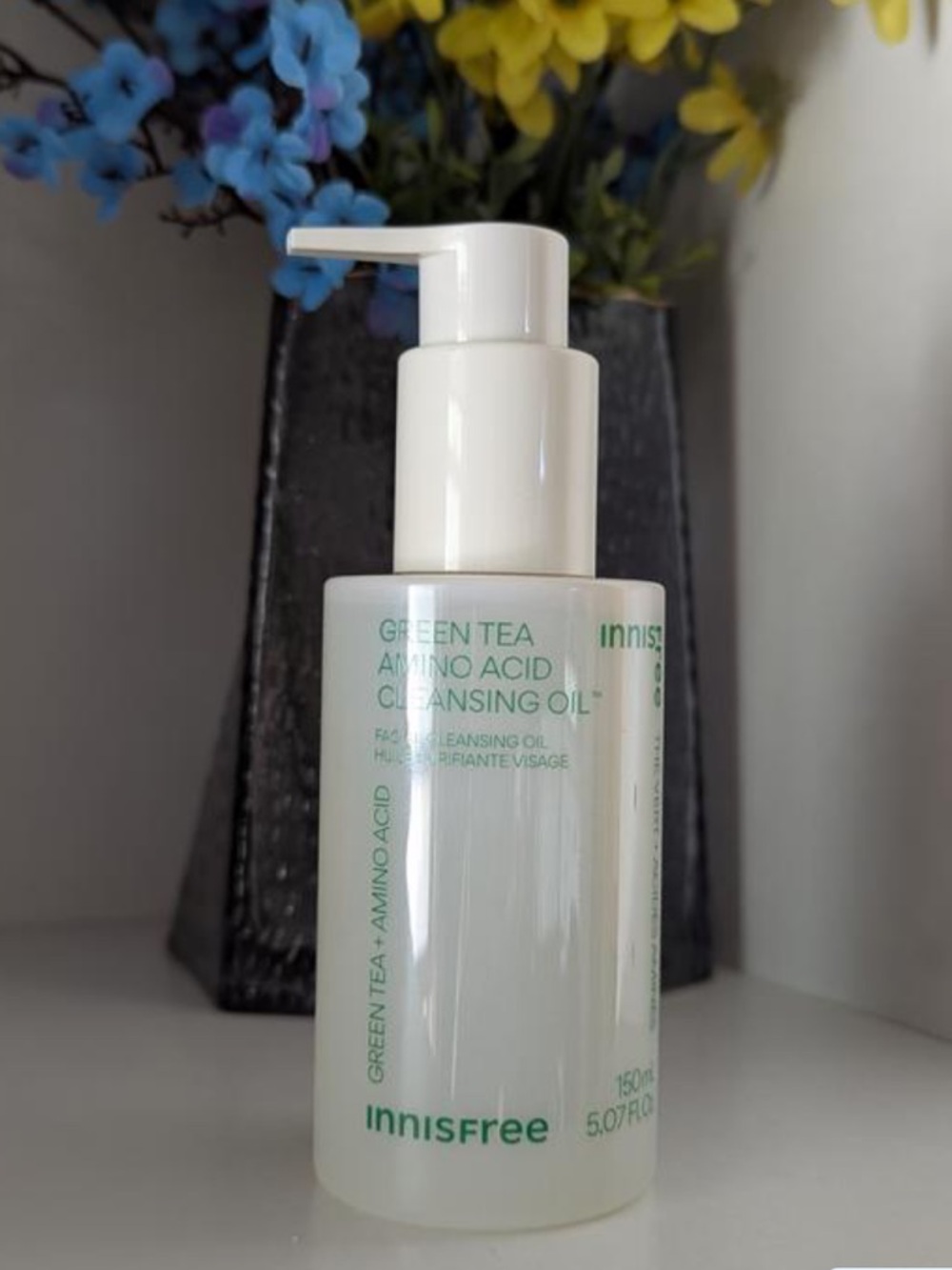 Green Tea Amino Acid Cleansing Oil - White Bottle